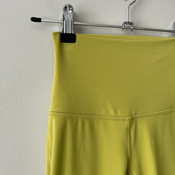 Lululemon 2021 Align Pant 25" High Rise Waist Activewear Leggings Yellow Pear 0 - Picture 4 of 6